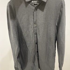 Calvin Klein Charcoal Button-Up Jacket